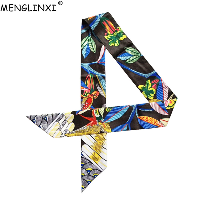 Face Scarf Mask - Luxus Marke Hummingbird Print Dünne Silk