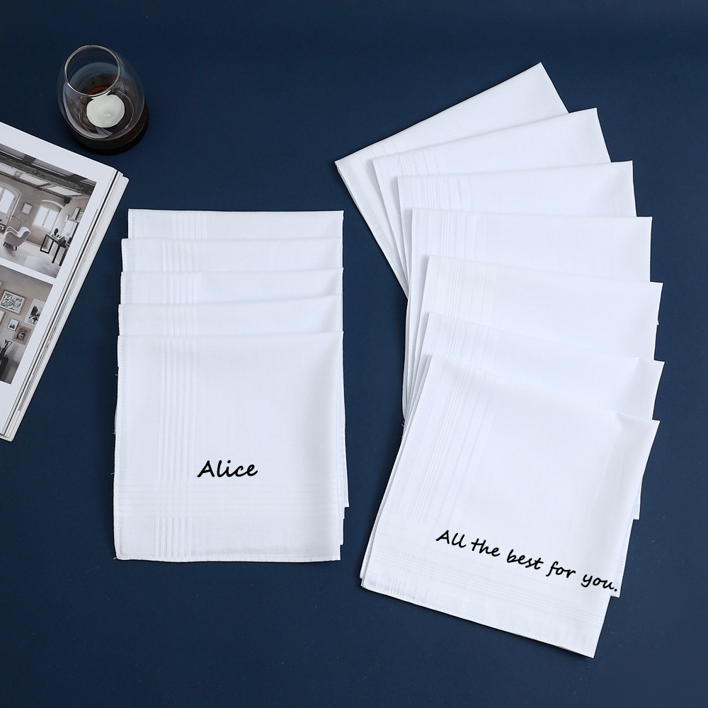 Personalisiertes Baumwolltasch – Handkerchief Cotton Men Bewertung und Preis
