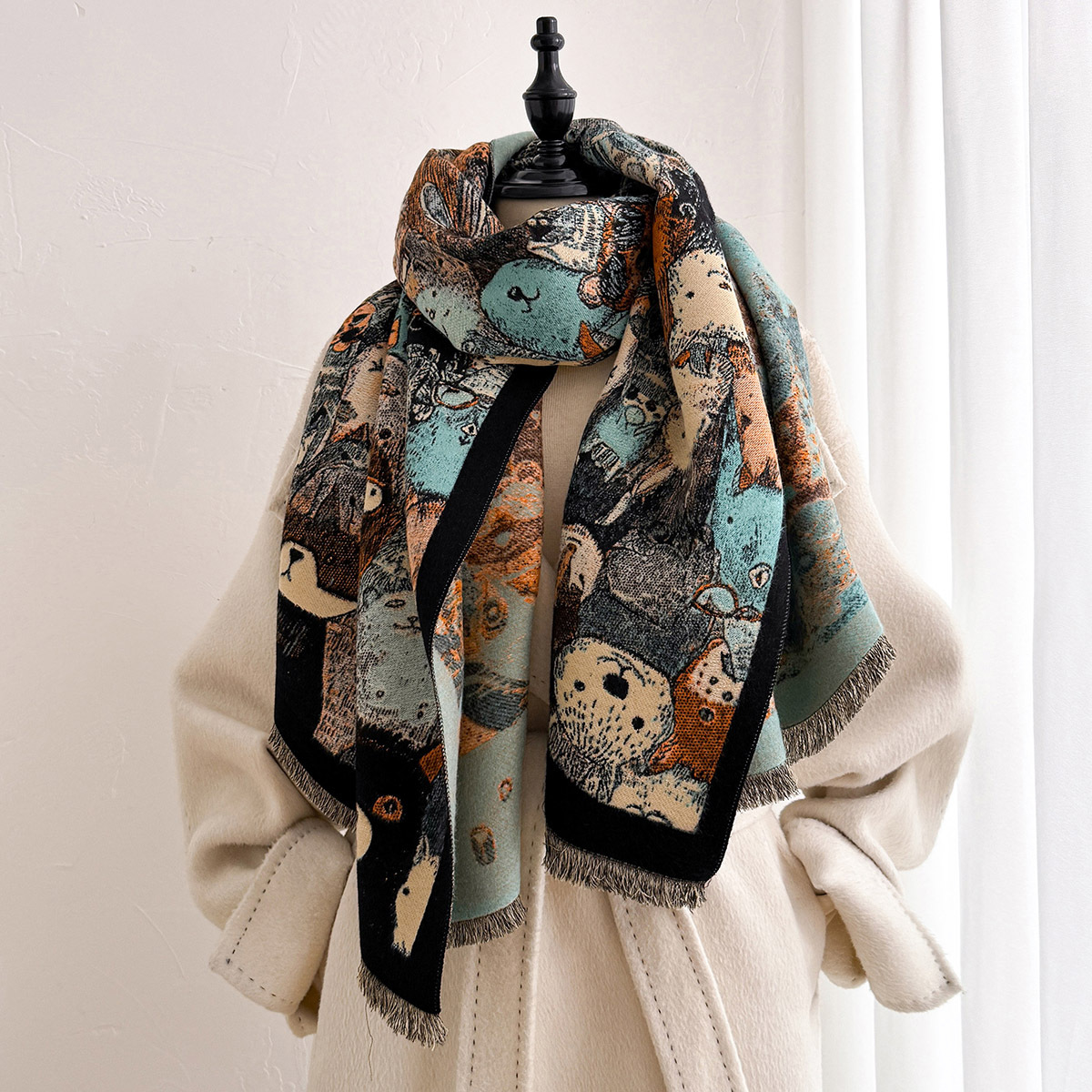 Imitat-Kaschmir-Schal mit Fran – Pashmina Wrap Large Bewertung und Preis