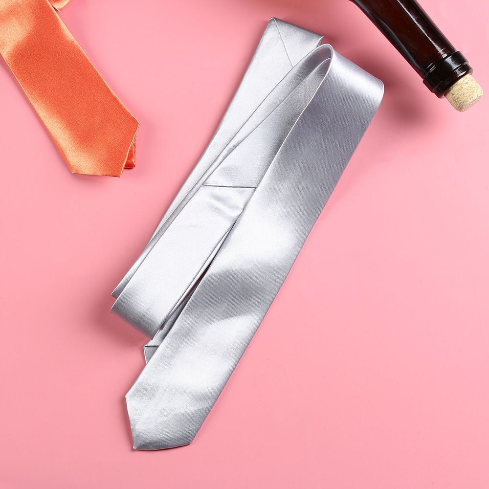 Modische schmale schlichte Kra – Skinny Tie Men Bewertung und Preis