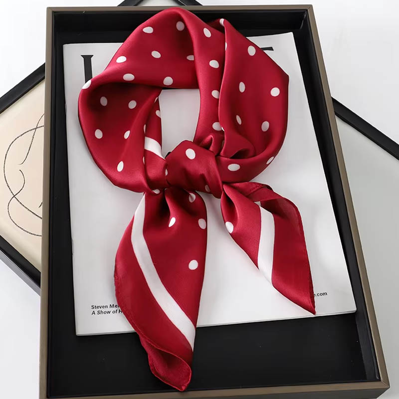 Luxus Dame Haar Dot Schal Weib – Silk Neck Scarf Bewertung und Preis