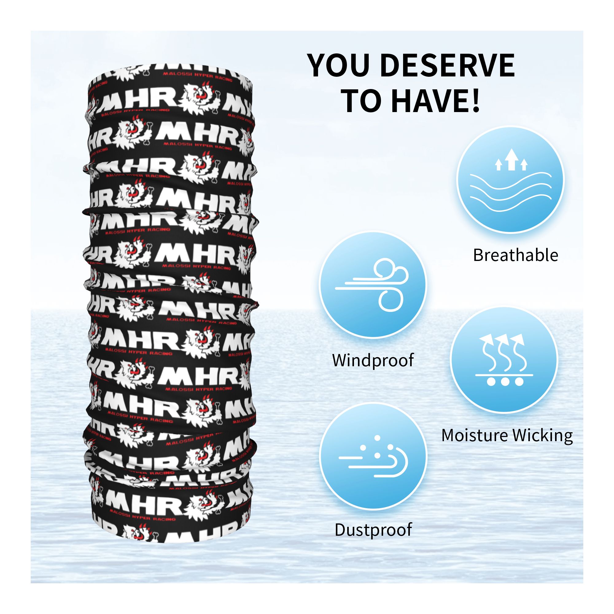 Italien Malossis Motorrad Wint – Neck Warmer Tube Bewertung und Preis